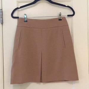 Tan Loft skirt size 0